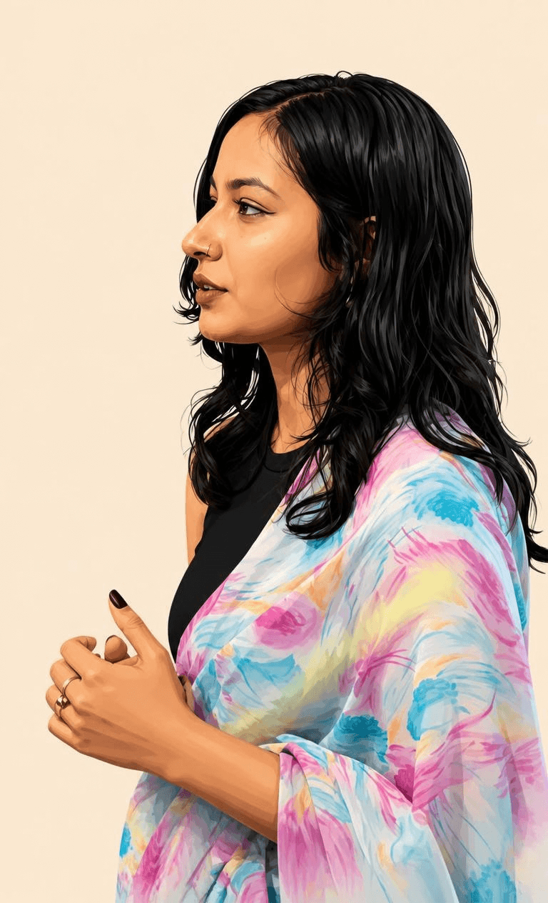 Illustrated portrait